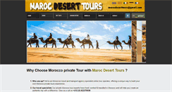 Desktop Screenshot of marocdeserttours.com