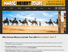 Tablet Screenshot of marocdeserttours.com